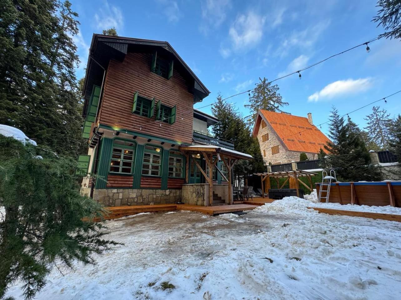 Villa Adis With Hot Pool & Jacuzzi By Bookvillabg Borovets Exteriör bild